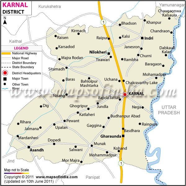 करनाल जिला – Haryana GK Karnal District 1 2018050911