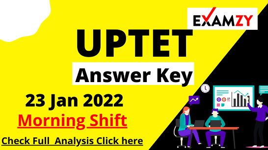 UPTET Exam Paper Official Answer Key 23 January 2022 Paper 1 1 Website image 1