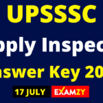 UPSSSC Supply Inspector Answer Key 2022 |UPSSSC Supply Inspector, UDA, LDA Answer Key 2022