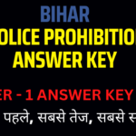 Bihar Police Prohibition Answer Key 2022 PDF Download CSBC Prohibition Constable Paper Solution