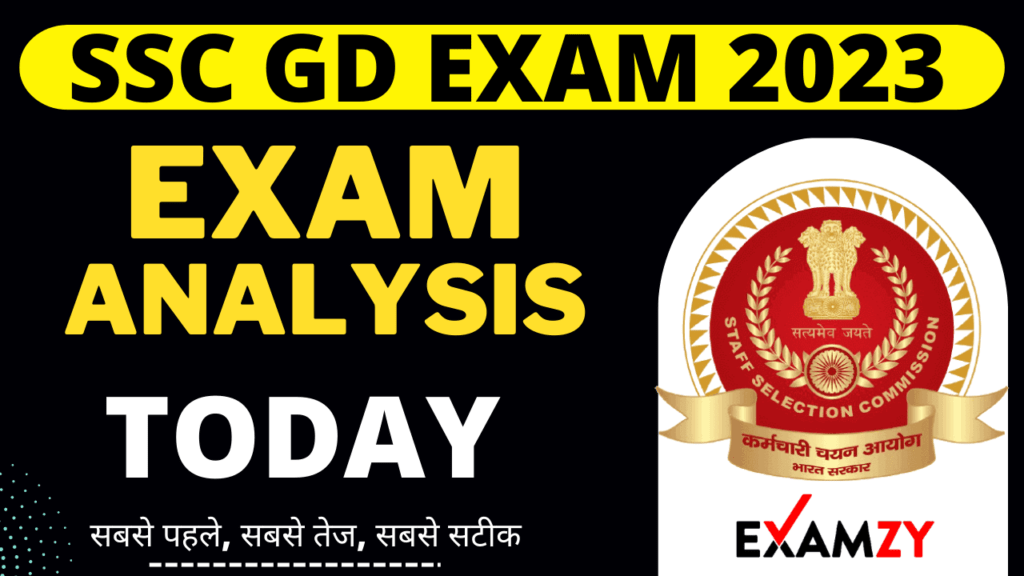 SSC GD Exam Analysis 10 Jan 2023 Shift 3